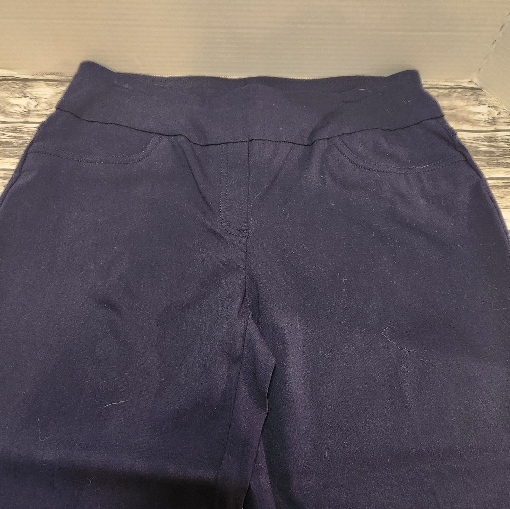 Ruby Rd. Navy Blue Pants Like‎ New - Picture 4 of 9